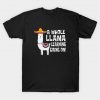 A Whole Llama Learning Going On! T-Shirt AI