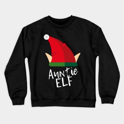 Auntie Elf Christmas Sweatshirt AI