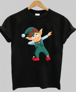 Christmas Dabbing Boy Elf T-Shirt AI