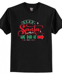 Dear Santa Chistmas T-Shirt AI