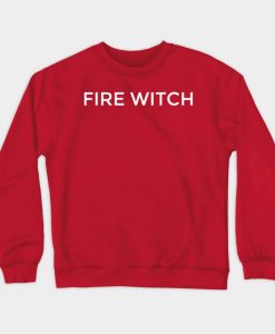 FIRE WITCH Crewneck Sweatshirt AI