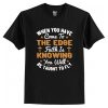 Faith Is Knowing You Will Be Taught To Fly T-Shirt AI