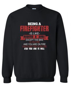 Firefighting Hell Sweatshirt AI