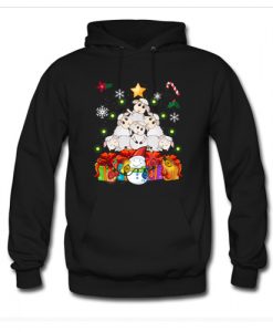 Funny Sheep Christmas Tree Cute Decor Gift Xmas Presents Hoodie AI
