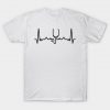 Heartbeat Line with Stethoscope T-Shirt AI