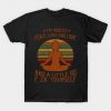 I'm Mostly Peace Love And Light Gifts For Yoga Lovers T-Shirt AI