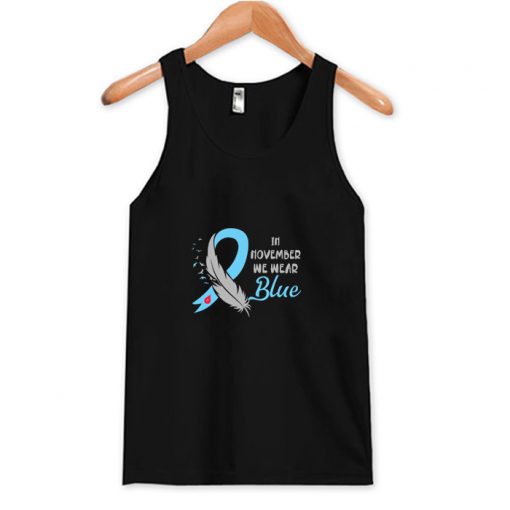 In November We Wear Blue Type 1 Diabete Awareness Gift Tank Top AI