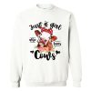Just A Girl Who Loves Cows Sweatshirt AI