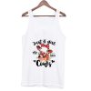 Just A Girl Who Loves Cows Tank Top AI