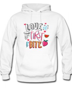 Love At First Bite Design Hoodie AI