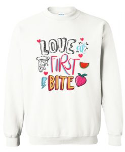 Love At First Bite Design Sweatshirt AI