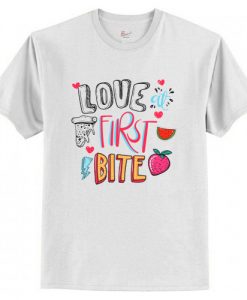 Love At First Bite Design T-Shirt AI