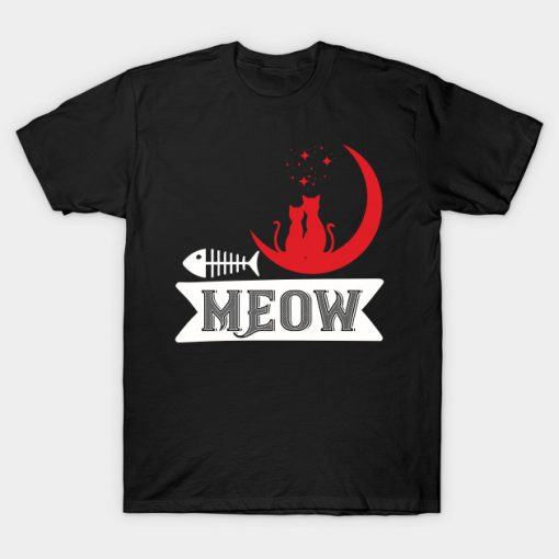 Meow Cat T-Shirt AI
