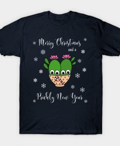 Merry Christmas And A Prickly New Year T-Shirt AI