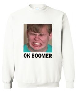 Ok Boomer Face Sweatshirt AI
