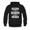 Promoted to Grandpa Est 2020 Hoodie AI