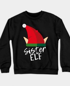 Sister Elf Christmas Sweatshirt AI