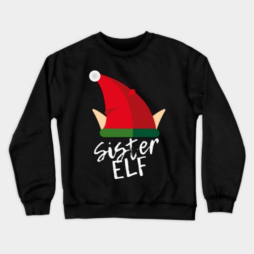 Sister Elf Christmas Sweatshirt AI