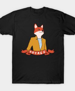 Voyage - Traveling fox T-Shirt AI