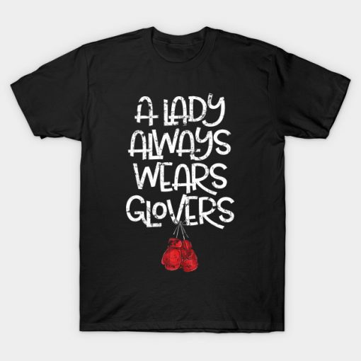 A Lady Always Wears Gloves Fan Coach Spar T-Shirt AI