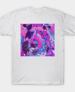 Abstract Dog T-Shirt AI