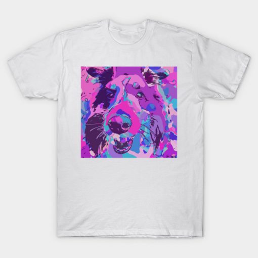 Abstract Dog T-Shirt AI