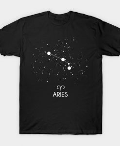 Aries Constellation Zodiac Symbol T-Shirt AI