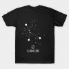 Cancer Constellation Zodiac Symbol T-Shirt AI