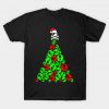 Christmas Santa Skull Tree T-Shirt AI