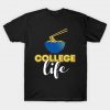 Funny College Life Ramen Foodie T-Shirt AI