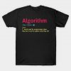 Funny Programmer Algorithm T Shirt AI