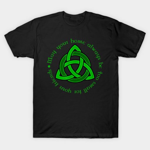 Irish Celtic Trinity Knot Shirt with Celtic Quote T-Shirt AI