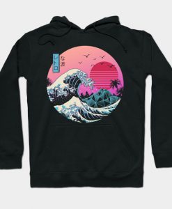 The Great Retro Wave Hoodie AI