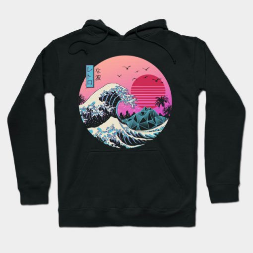 The Great Retro Wave Hoodie AI