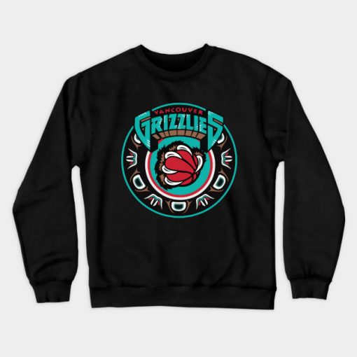 Vancouver Grizzlies Retro Crewneck Sweatshirt AI