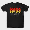 50th Birthday Gift 1969 Classic Rock Legend T-Shirt AI