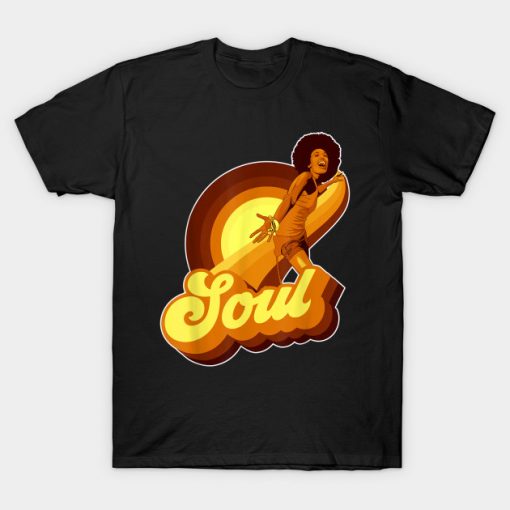 70s Funk Afro Soul Retro Vintage T Shirt AI