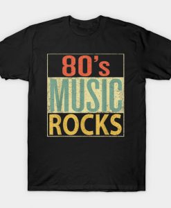 80s Music Rocks T-Shirt AI