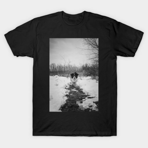 Dog Winter T-Shirt AI