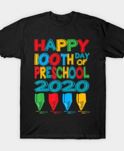 Graduation 100th Day Of Preschool Class T-Shirt AI