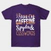 I run on caffeine spyder and cusswords T-Shirt AI
