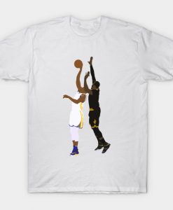LeBron James Block On Andre Iguodala T-Shirt AI
