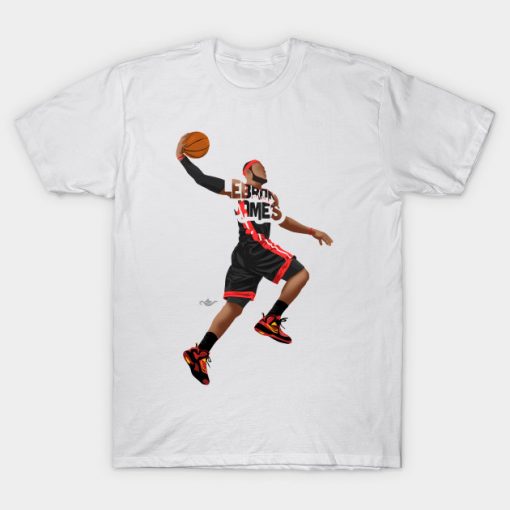 Lebron James Design King James T-Shirt AI