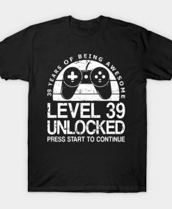 Level 39 Unlocked T-Shirt AI
