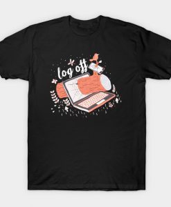 Log Off T-Shirt AI
