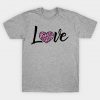 Love - Animal Print Heart T-Shirt AI