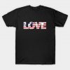 Love USA Flag T-Shirt AI