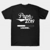 Promoted to Papa Est 2019 Becoming Father Gift T-Shirt AI