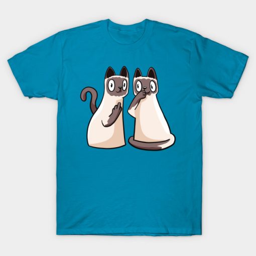Siamese Cats T-Shirt AI