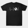 Soccer Heartbeat T-Shirt AI